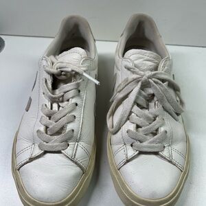 VEJA Campo Leather White Natural SZ 5/EUR 36